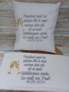 Set Prosop si Perna Cadou ptr prieten/a La multi ani!
