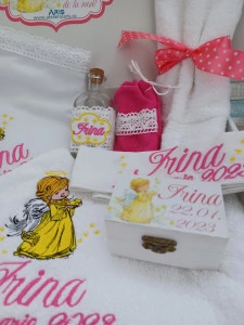 Trusou botez fetita Ingeras Roz Irina , 8 piese