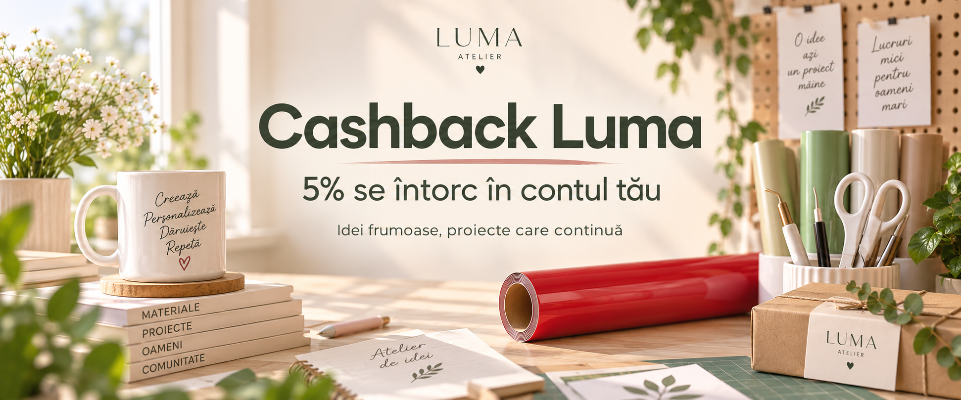 Cashback Luma: 5% se întorc în contul tău
