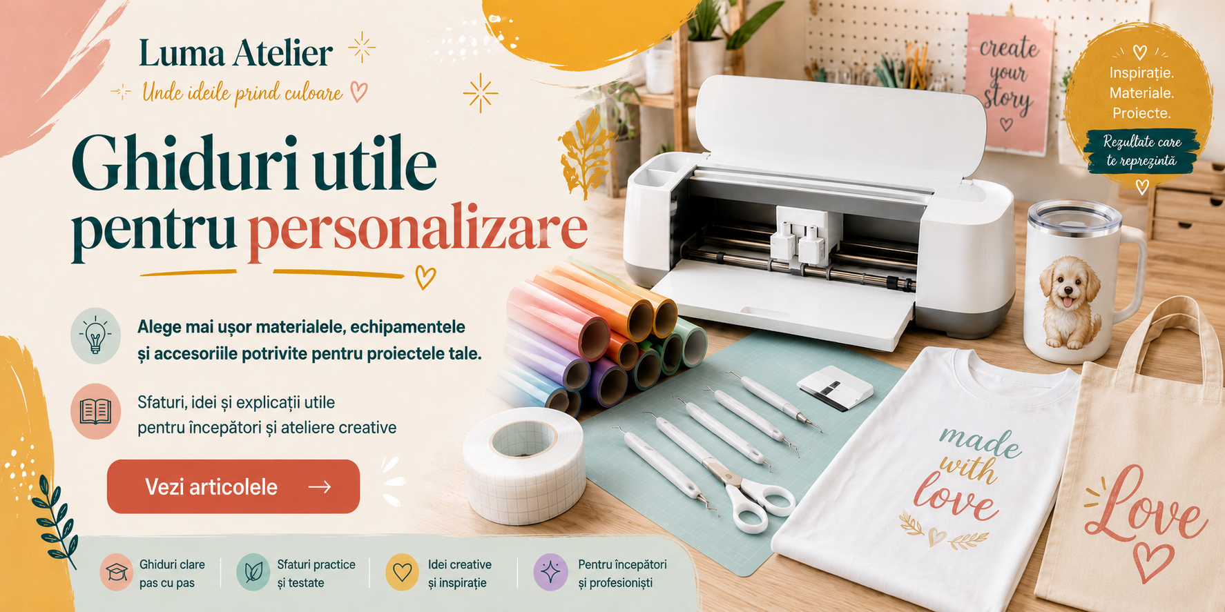 Ghiduri utile pentru personalizare Luma Atelier