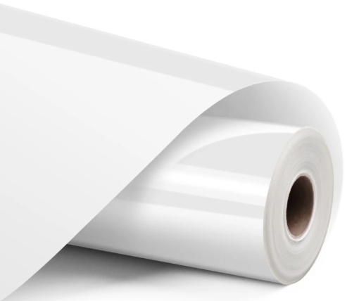 LOKLiK Permanent Adhesive Vinyl Glossy - White - 30.5 x 180 cm