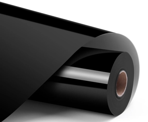 LOKLiK Permanent Adhesive Vinyl Glossy - Black - 30.5 x 180 cm
