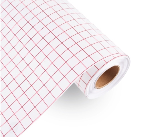 LOKLiK Grid Transfer Tape Roll - Red - 30 x 300 cm
