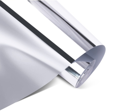LOKLiK Permanent Adhesive Vinyl Mirror Metallic - Silver - 30.5 x 180 cm