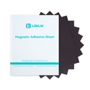 LOKLIK Foaie Magnetica Flexibila 0,5 mm – Pachet 10 bucati