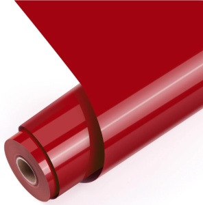 LOKLiK Heat Transfer Vinyl Basic - Red - 30.5 x 180 cm - Img 2