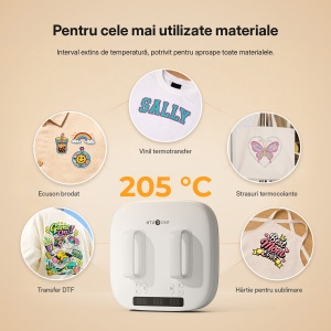 Presa termica HTVRONT H10 V2 Heat Press 25,4 × 25,4 cm - Img 7
