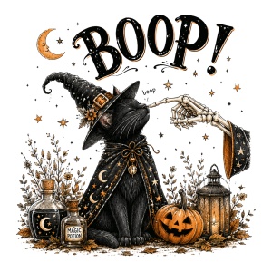 Print DTF Halloween – model mare