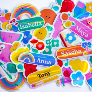 Vinil printabil holografic Siser A4 – sticker rainbow inkjet (10 coli) - Img 3