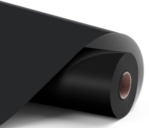LOKLiK Permanent Adhesive Vinyl Matte - Black - 30.5 x 180 cm - Img 1