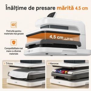 Presa termica automata HTVRONT Auto Heat Press 2-Digit 38,1 × 38,1 cm - Img 10