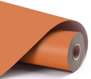 LOKLiK Permanent Adhesive Vinyl Matte - Orange - 30.5 x 180 cm - Img 1
