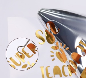 LOKLiK Permanent Adhesive Vinyl Mirror Metallic - Gold - 30.5 x 180 cm - Img 3