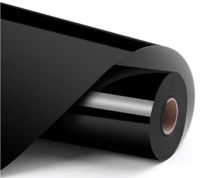 LOKLiK Vinil termotransferabil HTV Basic Black, 30,5 x 180 cm