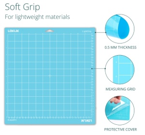 Plansa de taiere LOKLiK Light Grip (Blue) – cutting mat pentru materiale usoare - Img 3