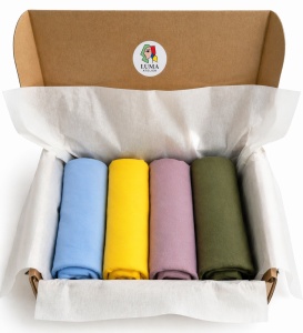 Set 4 tricouri copii Breda din bumbac organic, 175 g/m² – culori și mărimi la alegere