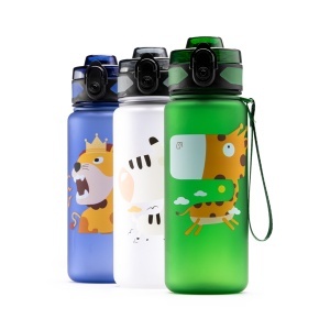 Sticlă pentru copii personalizată cu desene atractive, 500 ml