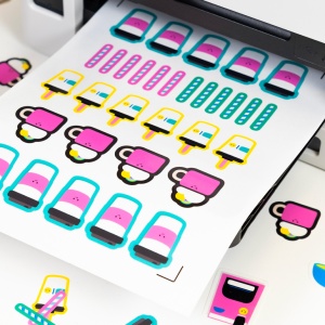 Vinil printabil transparent Siser A4 – sticker clear inkjet (10 coli) - Img 2