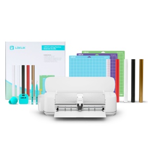 Kit creativ LOKLiK Design Bundle – plotter + presă mini + materiale - Img 3