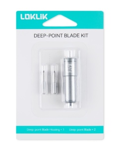 Kit lame plotter LOKLiK iCraft 60° Deep Point – cu suport pentru materiale groase - Img 3