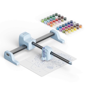 Kit pictura pe numere LOKLiK iPaint Bubble Blue – set creativ DIY