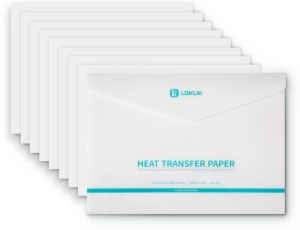 LOKLiK Heat Transfer Paper Sheet - Light - 8 Pack - Img 2