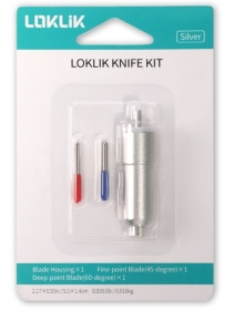 Kit lame plotter LOKLiK Crafter – 45° + 60° cu suport (blade kit) - Img 3