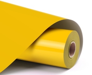 LOKLiK Heat Transfer Vinyl Basic - Yellow - 30.5 x 180 cm - Img 1
