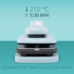 Presă termică automată LOKLiK ImPress Auto 2-Smart 38 × 38 cm - Img 6