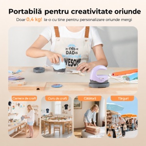 Presa termica mini HTVRONT H1 Mini Heat Press - Img 7