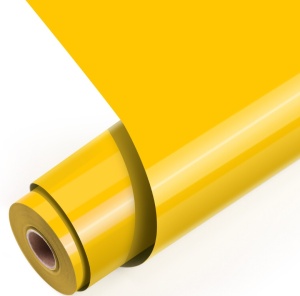 LOKLiK Heat Transfer Vinyl Basic - Yellow - 30.5 x 180 cm - Img 2