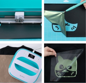LOKLiK Heat Transfer Vinyl Chameleon - Gold to Green - 30.5 x 90 cm - Img 3