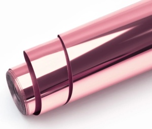 LOKLiK Vinil Permanent Adeziv Mirror Metallic Rose Gold 30,5 x 180 cm - Img 2