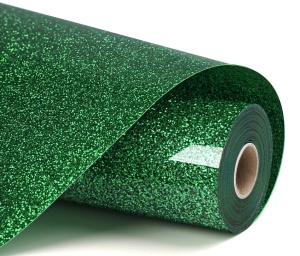 LOKLiK Vinil Termotransferabil HTV Glitter Green 30,5 x 90 cm