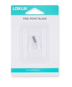 Lame plotter LOKLiK iCraft 45° Fine Point – set 2 bucati pentru vinil si hartie - Img 3