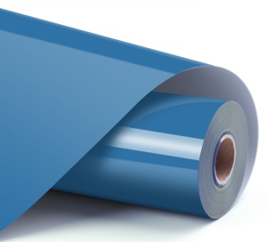 LOKLiK Heat Transfer Vinyl Basic - Ocean Blue - 30.5 x 180 cm - Img 1