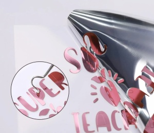 LOKLiK Vinil Permanent Adeziv Mirror Metallic Rose Gold 30,5 x 180 cm - Img 3