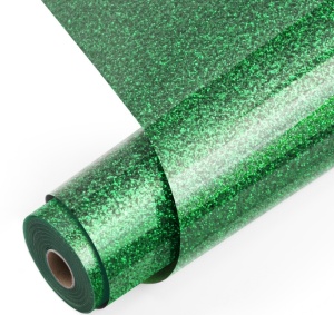 LOKLiK Vinil Termotransferabil HTV Glitter Green 30,5 x 90 cm - Img 2