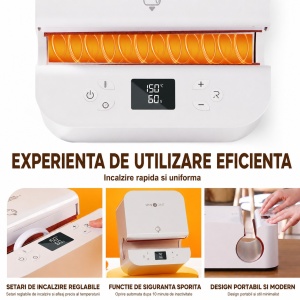 Presa termica automata pentru tumblere HTVRONT Auto Tumbler Heat Press - Img 5