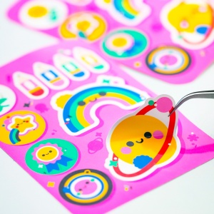 Vinil printabil lucios Siser A4 – sticker glossy inkjet (10 coli) - Img 3