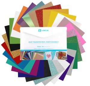 LOKLiK Heat Transfer Vinyl material bundle (A4) - Img 1