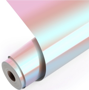 LOKLiK Vinil Permanent Adeziv Holographic Pink 30,5 x 90 cm - Img 2