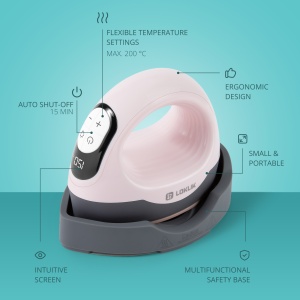 Presă termică LOKLiK ImPress Mini 3 pentru personalizare textile și crafting - Img 8