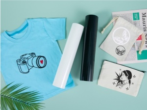 LOKLiK Heat Transfer Vinyl Basic - Ocean Blue - 30.5 x 180 cm - Img 3