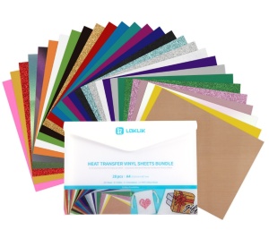 LOKLiK Heat Transfer Vinyl material bundle (A4) - Img 2