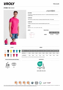 Tricou Roly Atomic 150 pentru personalizare - Img 12