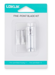 Kit lame plotter LOKLiK iCraft 45° Fine Point – cu suport pentru vinil si hartie - Img 3