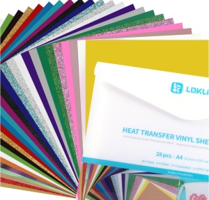 LOKLiK Heat Transfer Vinyl material bundle (A4) - Img 3