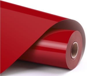 LOKLiK Vinil Termotransferabil HTV Basic Red 30,5 x 180 cm