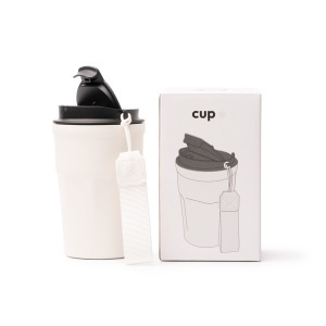 Pahar termos din inox cu mâner, 350 ml – pentru personalizare